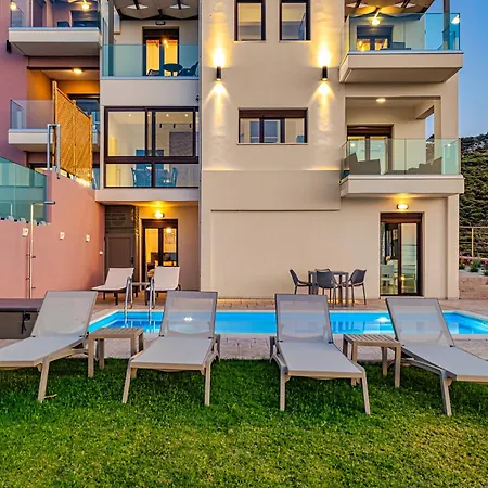 Willa Lia Chania With Private Ecologic Pool And Amazing View! *