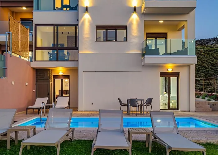 Lia Chania With Private Ecologic Pool And Amazing View! *