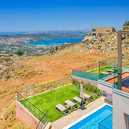 Lia Chania With Private Ecologic Pool And Amazing View! Villa *