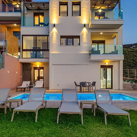 Lia Chania With Private Ecologic Pool And Amazing View! *