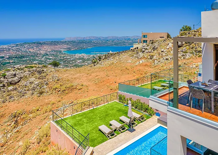 Lia Chania With Private Ecologic Pool And Amazing View! Villa *