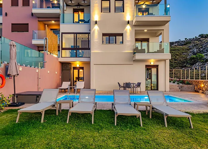 Villa Lia Chania With Private Ecologic Pool And Amazing View! *