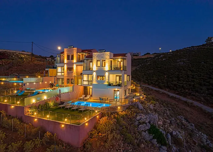 Lia Chania With Private Ecologic Pool And Amazing View! Villa