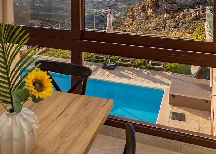 Lia Chania With Private Ecologic Pool And Amazing View!